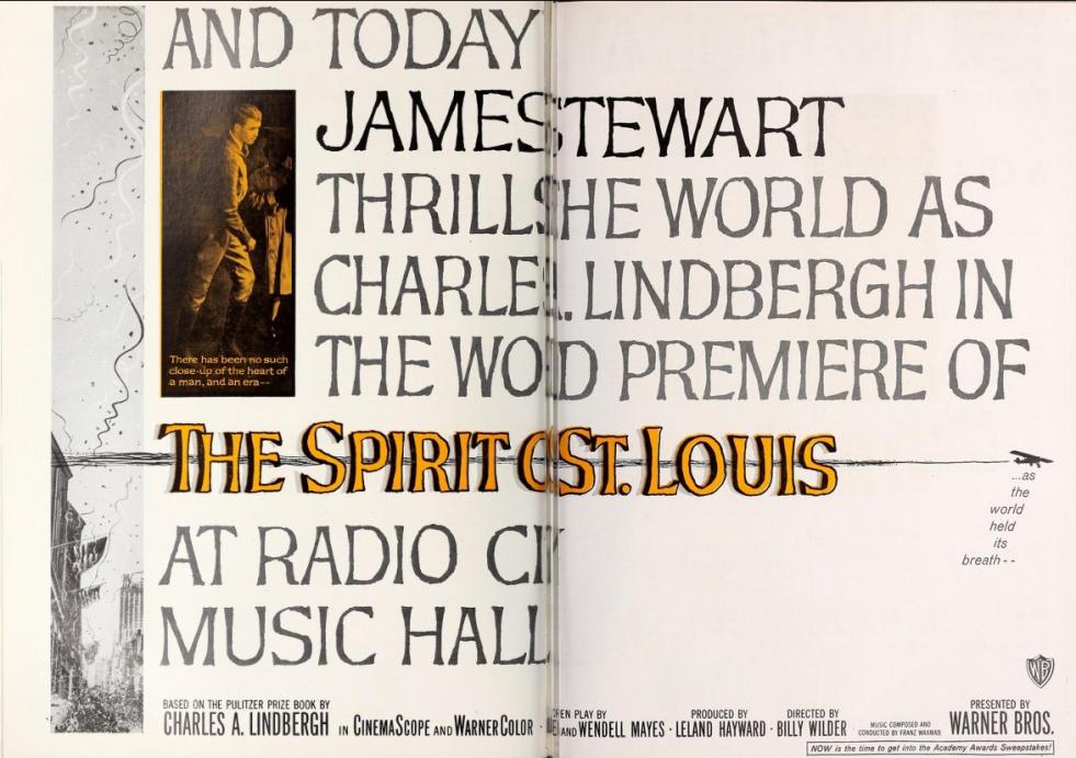  THE SPIRIT OF SAINT LOUIS BOX OFFICE USA 1957