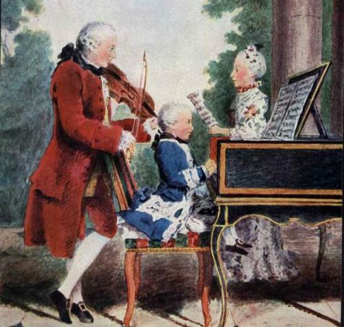 27 janvier  1756 : naissance de Wolfgang Amadeus Mozart 