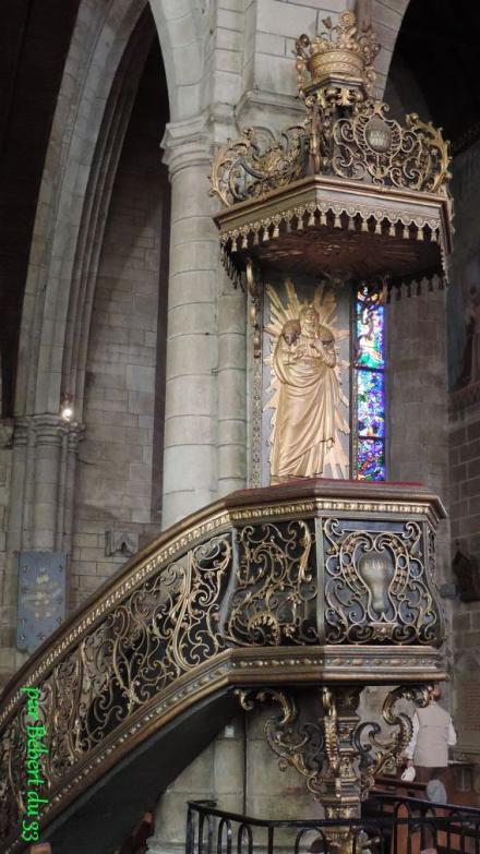 la chaire de la Basilique de Josselin  (dept 56) -3