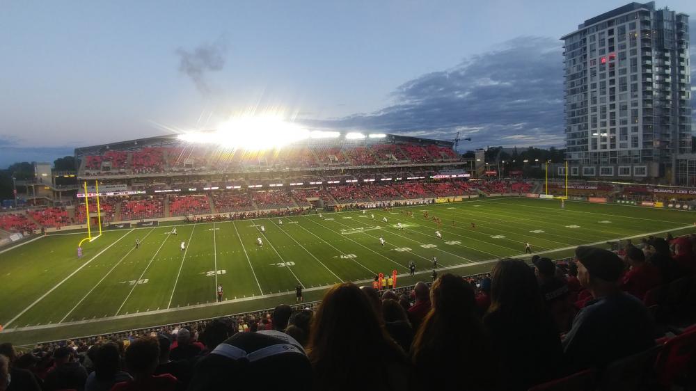 Montreal Alouettes versus Ottawa Redblacks on September 3rd 2021