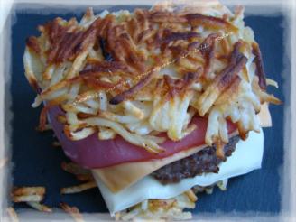 BURGER,POMME DE TERRE,CHEDDAR,BACON