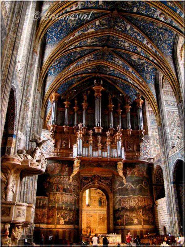 La Cathédrale Sainte-Cécile Grand Orgue et  Jugement Dernier