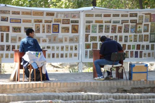 Boukhara, dans les jardins du palais d'été de l'émir