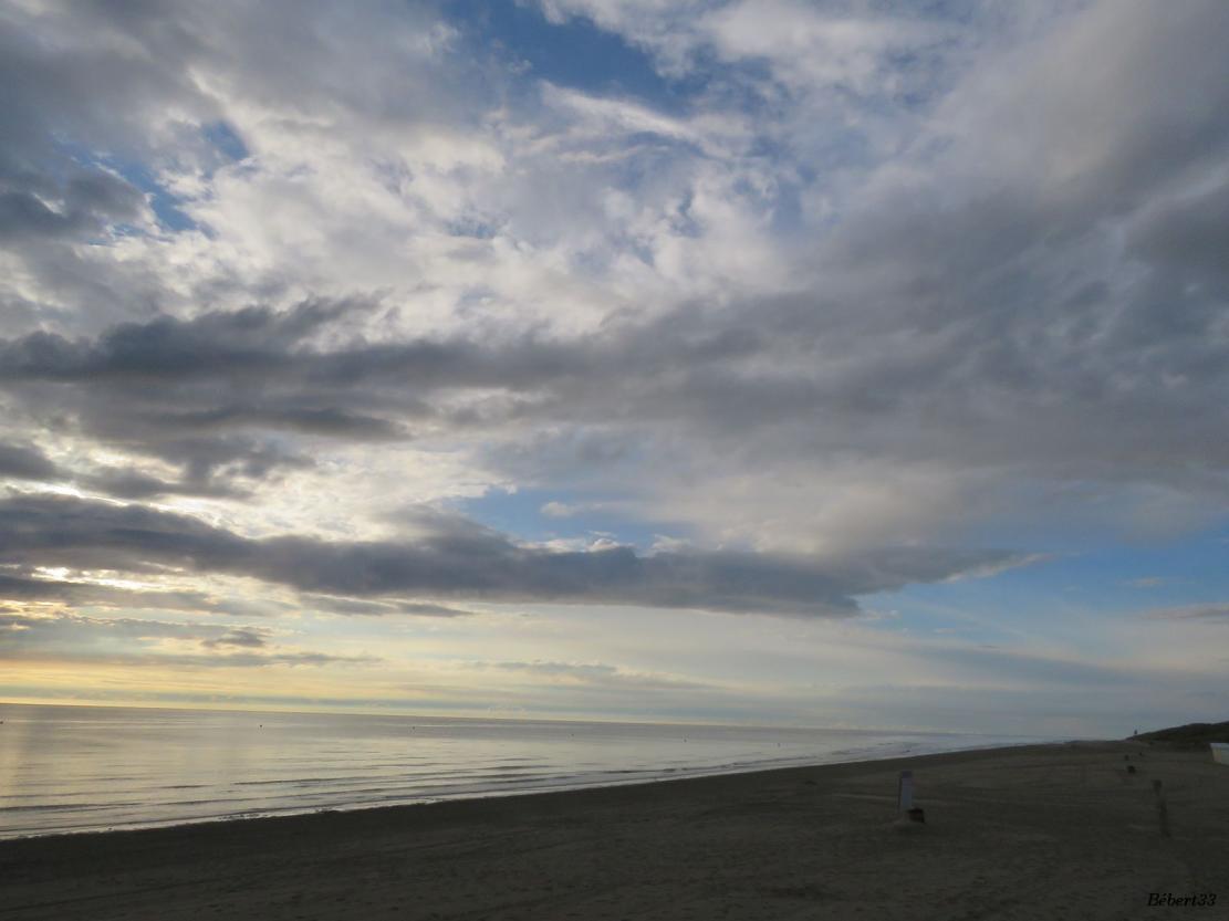 coucher de soleil à Fort Mahon