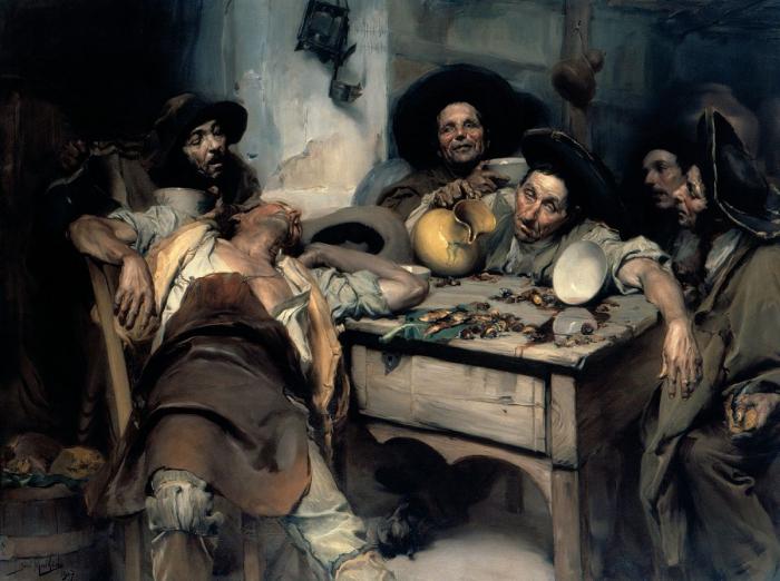 Peintures de José Vital Branco Malhoa, peintre portugais