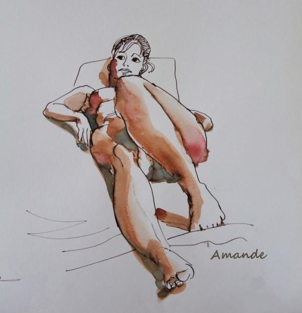 Mercredi - Une pose allongée