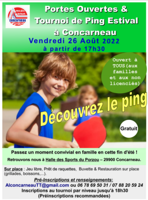 Evènements organisés