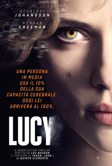 AFFICHE LUCY ITALIENNE