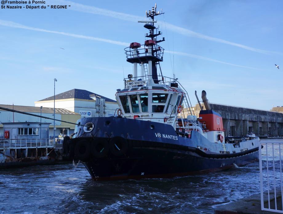 Saint Nazaire départ du navire REGINE