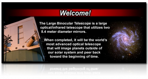 Visitez les grands télescopes !