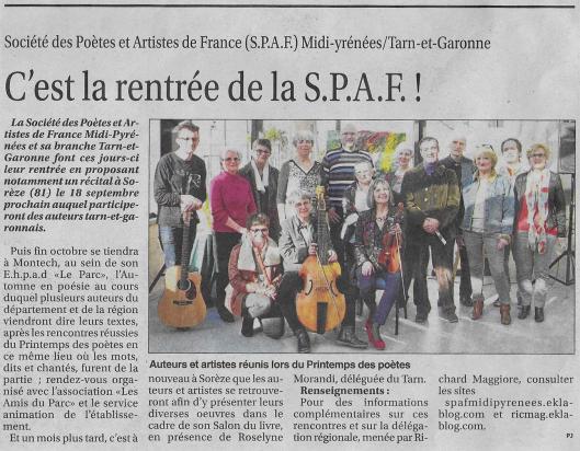 LA PRESSE EN SEPTEMBRE