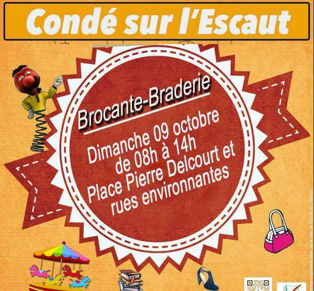 Brocante, à Condé-sur-l'Escaut