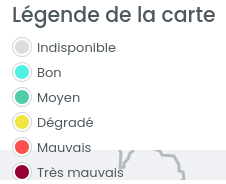 Mauvaise qualité de l'air mardi 30 juillet 2024