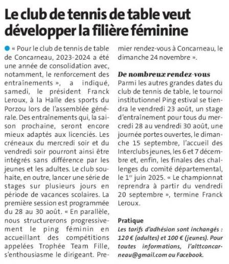 Articles de Presse 2023/2024