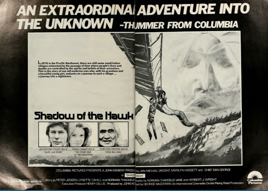 SHADOW OF THE HAWK BOX OFFICE USA 1976