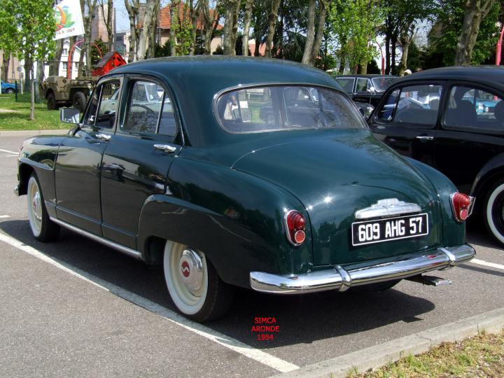 SIMCA ARONDE : LES BERLINES