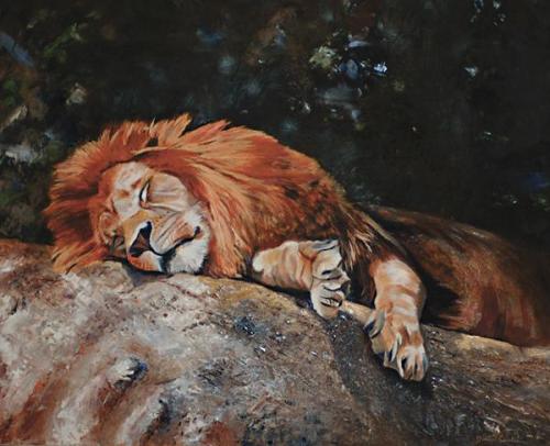 La Méridienne du lion (Victor Hugo)