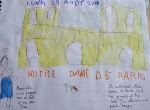 Son premier carnet de voyage à 5 ans 1/2