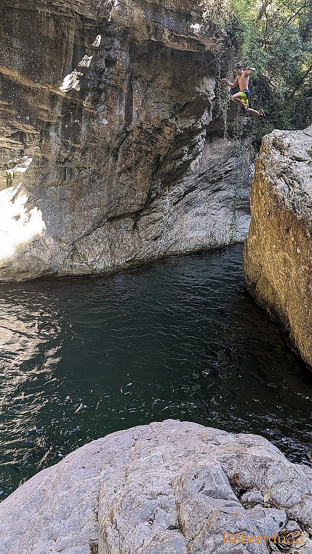 une cascade à Sospel 
