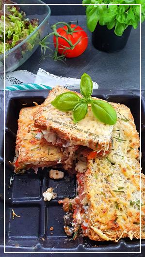 CROQUE TABLETTE ,RATATOUILLE,FÊTA