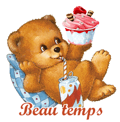 Gifs animés Météo soleil beau temps, blinkie