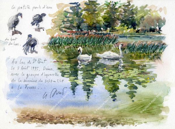 Aquarelles d'Alain Marc