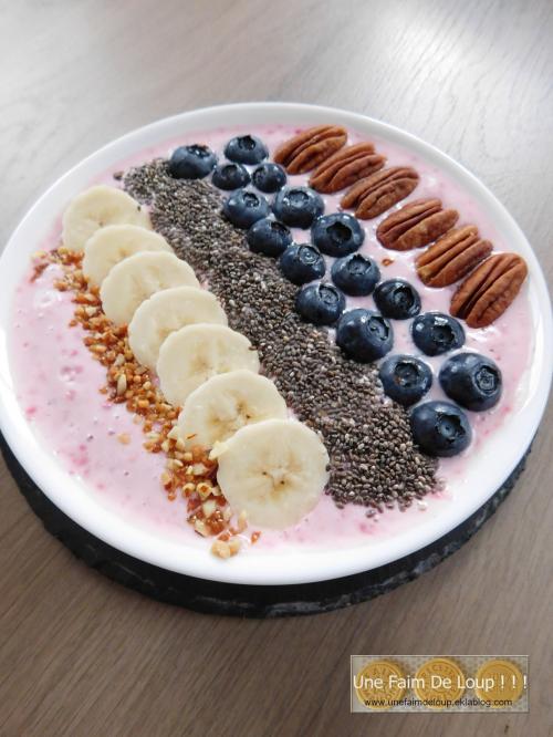 Smoothie bowl aux framboises