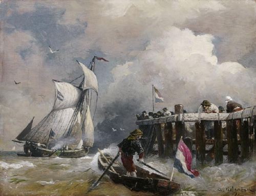Peinture de : Andréas ACHENBACH