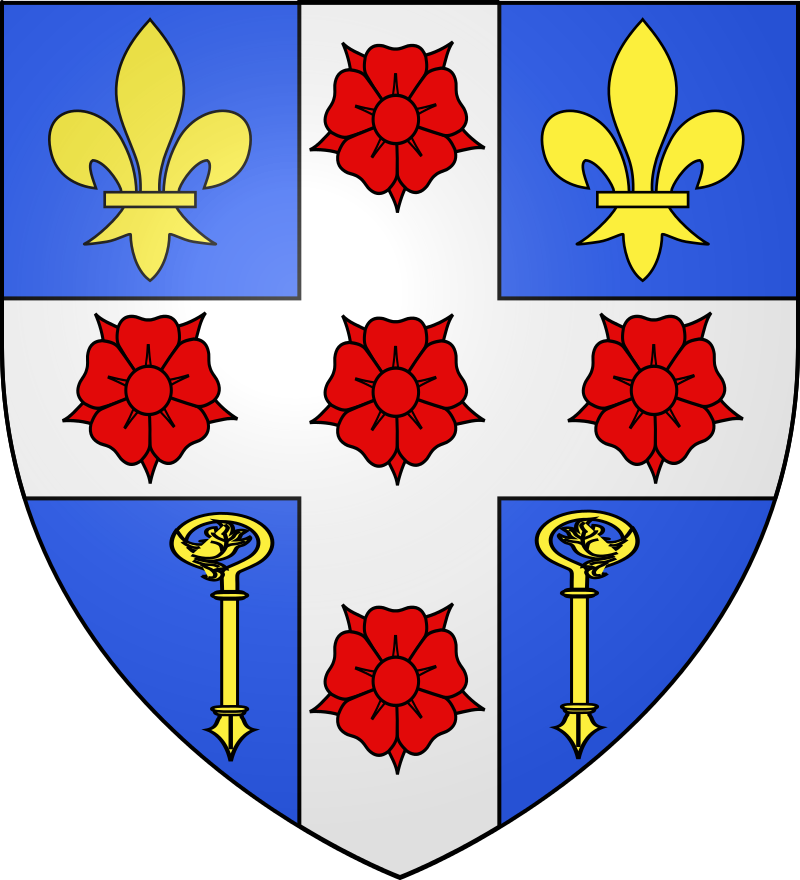 Blason fr Abbaye de Saint-Benoît-sur-Loire.svg