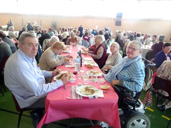 Le repas des Séniors de Châtillon sur Seine 2016, a eu un grand succès....
