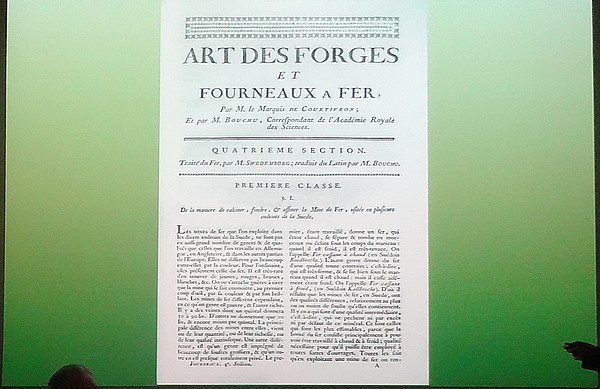 Etienne Jean Bouchu , un maître de forges au temps des Lumières, une conférence proposée par les Amis du Musée du Pays Châtillonnais-Trésor de Vix