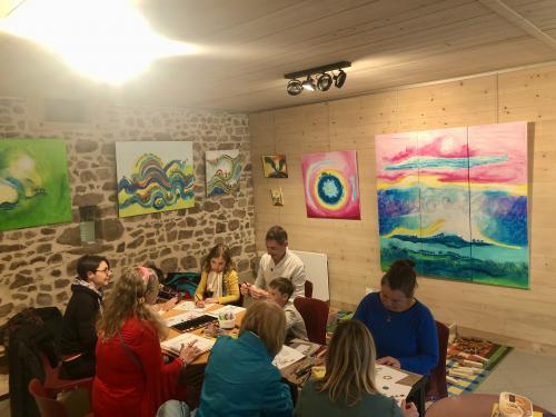 Atelier de coloriage du 25 avril 24