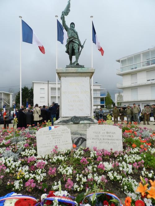 * Cérémonie du 70e anniversaire de la libération de Royan