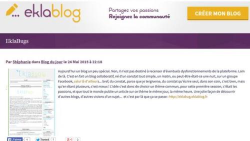 [Projet #Eklabugs] Et si on s'y mettait à plusieurs ?