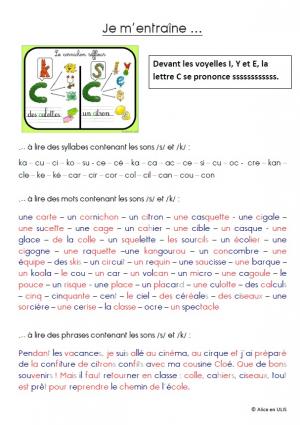Les valeurs des lettres