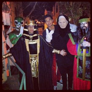 LES COSTUMES DES JACKSON POUR HALLOWEEN 