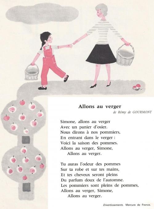 ALLONS AU VERGER (Rémy de Gourmont)