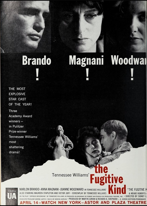 THE FUGITIVE KIND BOX OFFICE USA 1960