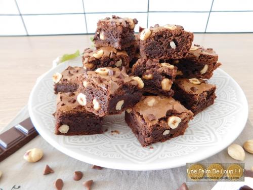 Brownie à la pâte à tartiner choco’ noisette
