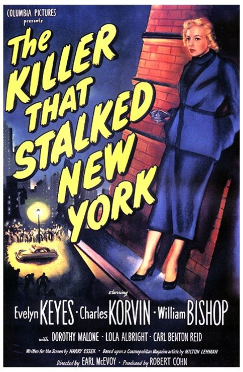 The killer that stalked New York, Earl McEvoy, 1950