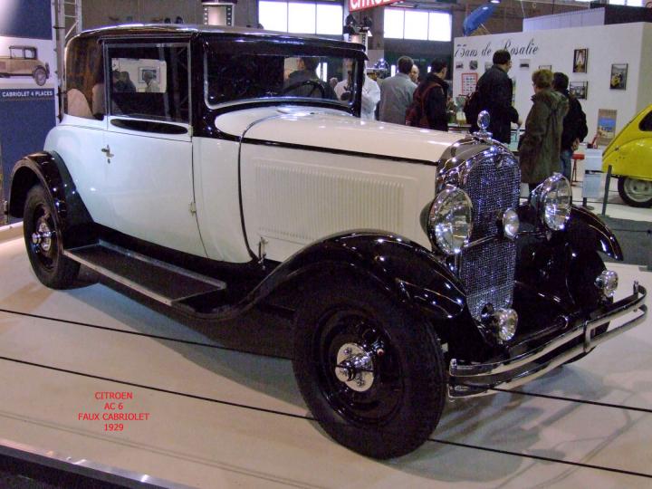 CITROEN AVANT LA TRACTION TYPES AC 6 ET C 6