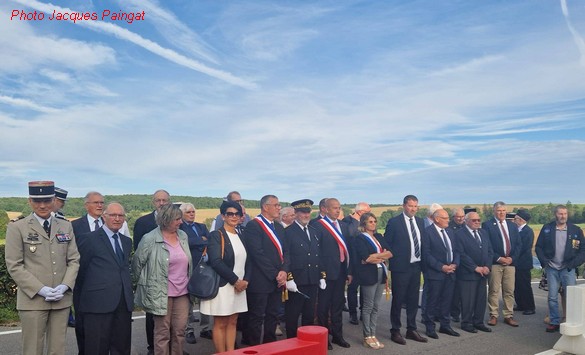 Une très belle cérémonie s'est tenue le vendredi 6 septembre 2024, sur le lieu  de la bataille du pont de Maisey 