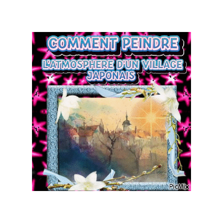 Dessin et peinture - vidéo 4377 : Comment peindre l'atmosphère d'un village japonais (ombre et lumière) ? - aquarelle.