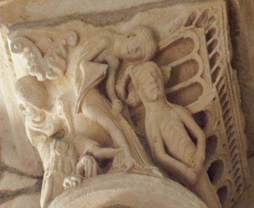 L'église de Gargilesse, les chapiteaux