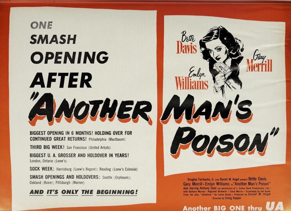ANOTHER MAN'S POISON BOX OFFICE USA 1952
