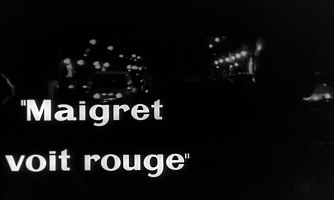 MAIGRET VOIT ROUGE -  JEAN GABIN BOX OFFICE 1963