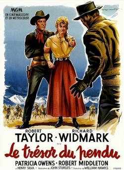 LE TRESOR DU PENDU BOX OFFICE FRANCE 1959 AFFICHE DE ROGER SOUBIE
