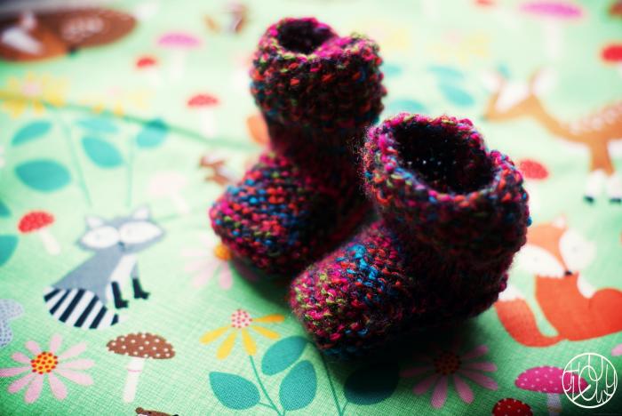 Un béguin de lutine et des petits chaussons