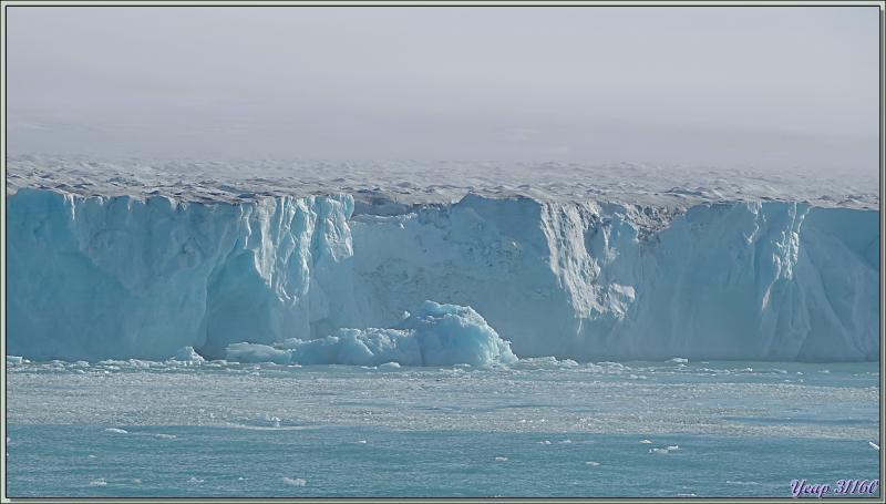 12/07/2024 : navigation le long du spectaculaire glacier Bråsvell (Bråsvellbreen) - Calotte glacière Austfonna - Nordaustlandet Island - Svalbard - Norvège