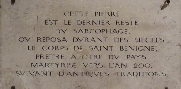 La crypte de la cathédrale Saint Bénigne de Dijon